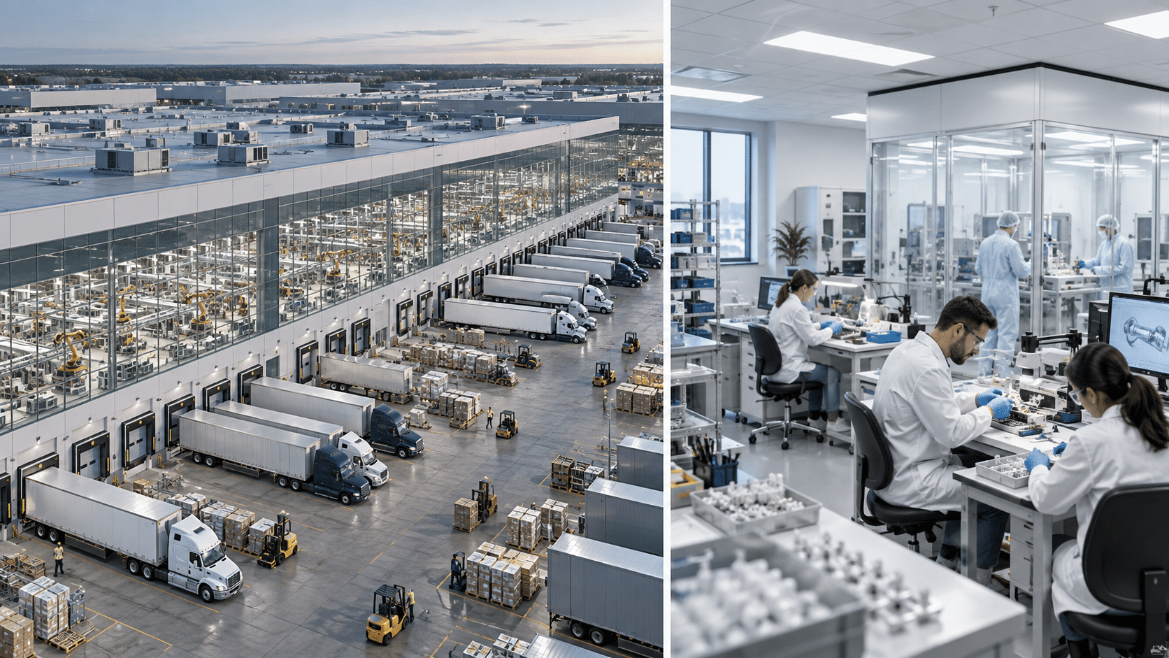 Large medical device contract manufacturer compared with a smaller engineering-led medical device manufacturing facility.